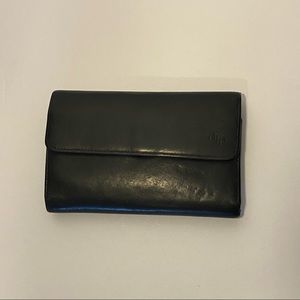 Monsac Vintage Leather Trifold Wallet
